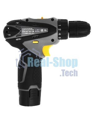 Дрель-шуруповерт Ovk Tools OTCS1AA-12V-1.5A, 12 В, 1,5 Ач, 26 Нм, щеточный
