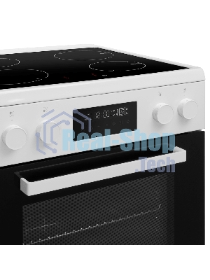 Плита электрическая MAUNFELD MIC611W01TD белый, конфорок 4 электрических (индукционных), духовка 59 л, 60 см x 84.5 см x 63 см