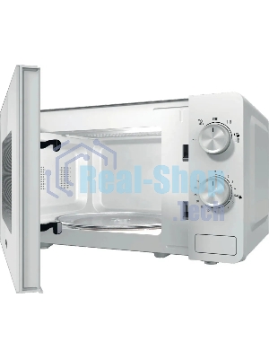 Микроволновая печь Gorenje MO20E1W2 белый, 20 л, 800 Вт, переключатели - поворотный механизм