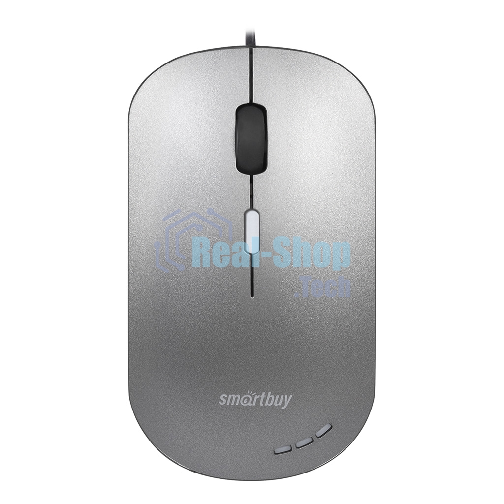 Мышь проводная Smartbuy (SBM-288-G) серый металлик