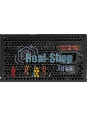Блок питания Digma DPSU-500W-WH RTL, 500Вт, 80 PLUS белый, 120мм, черный