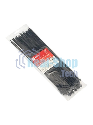 Хомут нейлоновый черный EKF Basic plc-cb-3.6x300 (3,6х300) (100 шт.)