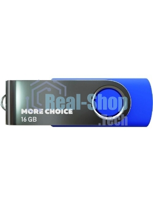 Флешка USB More Choice MF16-4 blue (4610196407567), 16Gb, USB 2.0, R/W 15/6, синий