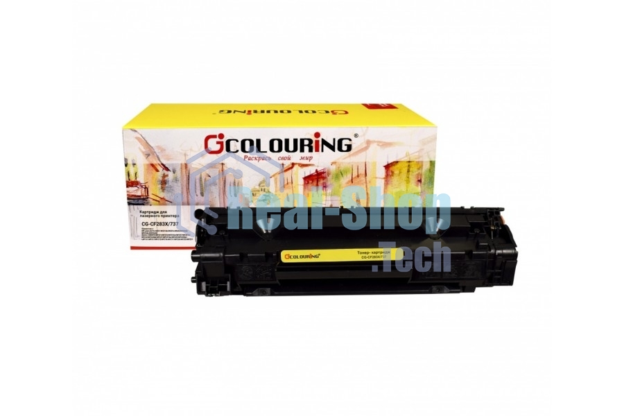 Картридж лазерный Colouring CG-CF283X/737 черный (2400 стр.) для HP LaserJet Pro MFP M127fn/M127fw/M201n/dw/M225dn/dw/Canon iC MF211/212/215/216/222/223/224/226/217/227/229
