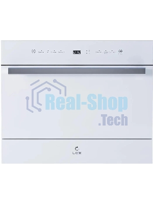 Посудомоечная машина LEX DW4541WH белый, 56 см, 6 компл., 48 дБ, класс A