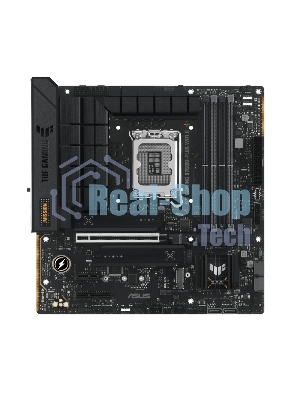 Материнская плата ASUS TUF GAMING B760M-PLUS WIFI II, LGA 1700, Intel B760, 4xDDR5, 4xSATA, 3xM.2, 1xPCIe 5.0 x16, 1xPCIe x4, 1xUSB-A 3.2 Gen 2, 2xUSB-A 3.2 Gen 1, 4xUSB 2.0, 1xUSB-C 3.2 Gen 2x2, 1x2.5Gb LAN, 5x3.5 мм, 7.1, Wi-Fi 6E, Bluetooth 5.3, mATX