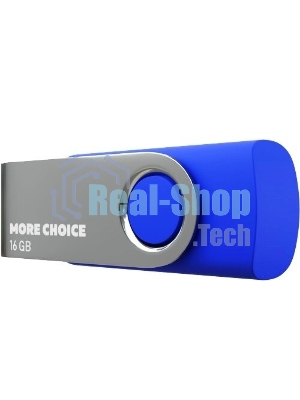Флешка USB More Choice MF16-4 blue (4610196407567), 16Gb, USB 2.0, R/W 15/6, синий