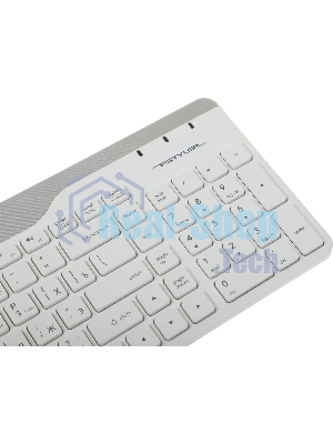 Комплект клавиатура+мышь A4Tech FStyler FB2535C беспроводной, USB + Bluetooth, 2000 DPI, белый