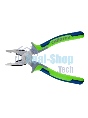 Плоскогубцы Сибртех комбинированные, 200 мм, фосфатирование, трехкомпонентные рукоятки