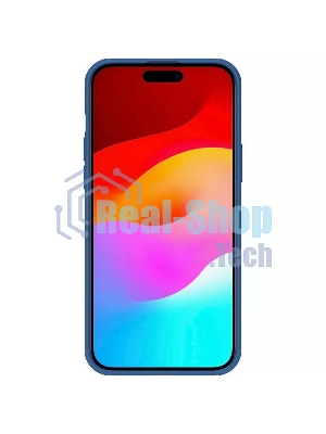 Чехол Super Frosted Shield Pro, синий, (AP IP15 Plus)