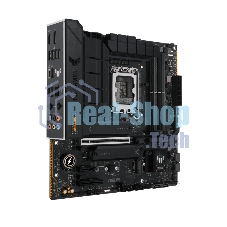 Материнская плата ASUS TUF GAMING B760M-PLUS WIFI II, LGA 1700, Intel B760, 4xDDR5, 4xSATA, 3xM.2, 1xPCIe 5.0 x16, 1xPCIe x4, 1xUSB-A 3.2 Gen 2, 2xUSB-A 3.2 Gen 1, 4xUSB 2.0, 1xUSB-C 3.2 Gen 2x2, 1x2.5Gb LAN, 5x3.5 мм, 7.1, Wi-Fi 6E, Bluetooth 5.3, mATX