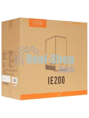 Компьютерный корпус PCCooler IE200 WH, Tempered Glass Full Tower, белый, TG, SPCC, 1x120мм ARGb E-ATX, ATX, mATX, mITX 180/380/220мм 4x2.5