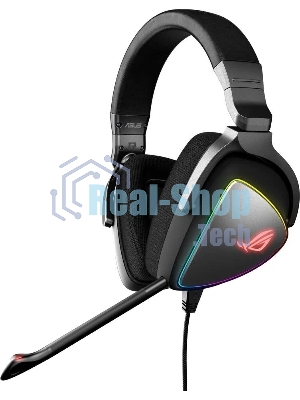 Гарнитура ASUS ROG Delta S чёрный, проводная, USB, подсветка