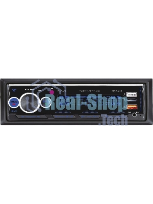 Автомагнитола Digma MCP-413, 1 DIN, Bluetooth, USB Type-A, AUX, пульт ДУ