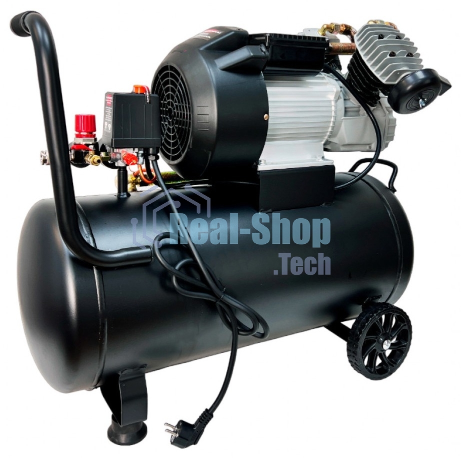 Компрессор воздушный Kranz KR-1500/50, 1500Вт, 280 л/мин, 50л