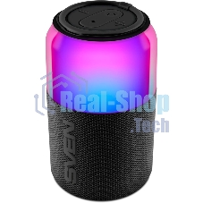 Колонка портативная SVEN PS-130 black (10 Вт, USB, Bluetooth, питание от USB/аккумулятора)