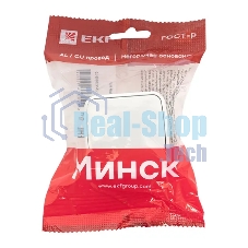 Выключатель EKF Basic Минск EGV10-021-10 1-клавишный ОП 10А белый
