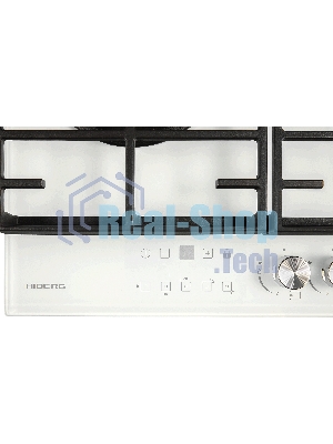 Газовая варочная панель HIBERG VM 9155 W, белый