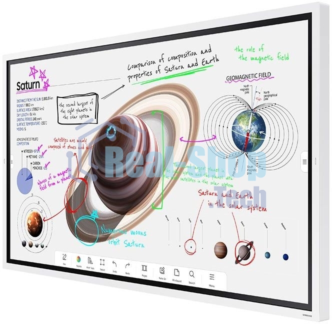Панель Samsung WM65B Flip Chart Pro белый, 65 