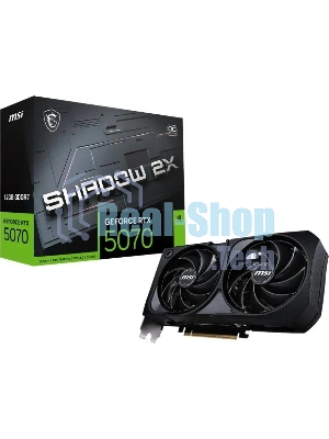 Видеокарта MSI RTX 5070 12G SHADOW 2X PCIE16 RTX 5070 12Gb