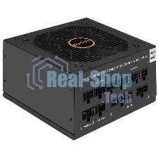 Блок питания 650W ExeGate 80 PLUS® GOLD 650VSP FС (ATX3.0, APFC, КПД 90% (80 PLUS Gold), 120мм fan, 24pin, 2x(4+4)pin, PCIE5.0/12VHPWR, 2xPCI-E, 6xSATA, 3xIDE, 1xFDD, Full Cable Management, black, Color box)