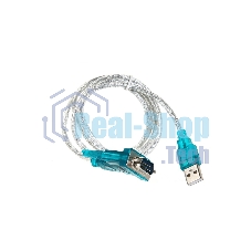 Кабель AM/Com port 9pin 1.2м Aopen/Qust адаптер USB -> RS232, DE9P (добавляет в систему новый COM порт), ACU804