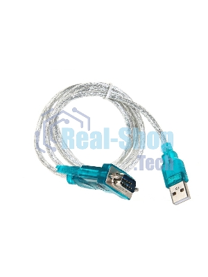 Кабель AM/Com port 9pin 1.2м Aopen/Qust адаптер USB -> RS232, DE9P (добавляет в систему новый COM порт), ACU804