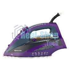 Утюг BRAYER BR4001 фиолетовый/серый, 2600 Вт, 25 г/мин, 140 г/мин, 360 мл