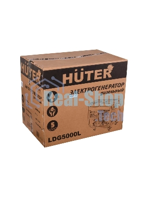 Электрогенератор дизельный Huter LDG 5000L, 3.3 кВт, 82 дБ, 68.7 кг