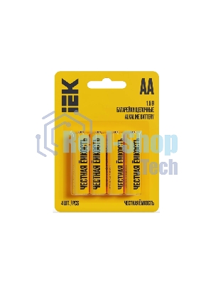 Батарейка щелочая Alkaline Optima LR06/AA (4шт/блистер)