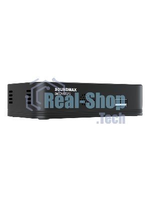 Приставка для цифрового ТВ SoundMax SM-DVBT272 черный, DVB-T2, DVB-T, DVB-C, HDMI, USB 2.0 х2
