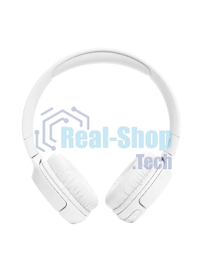 Беспроводные наушники JBL Tune 520BT белый, накладные, Bluetooth, быстрая зарядка, складная конструкция