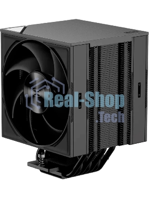 Кулер для процессора PCCooler RZ700D BK (270W, 4-pin PWM, 159.5mm, Al/Cu, 7x6mm, 2x120mm, 79.8CFM, 35.9dBA, 2400RPM, S: 1851/1700/1200/115X, AM5/AM4, black)