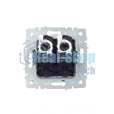 Розетка компьютерная двойная IEK BRITE РК10-2-БрЖ кат.5E RJ45 жемчуг