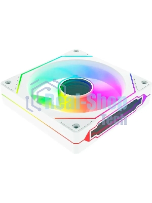 Вентилятор для корпуса Bloody CF-12 LCD ARGb 120х120x25 белый 4-pin 32дБ (упак.:1шт) (CF-12-ARGb120-WH) Ret
