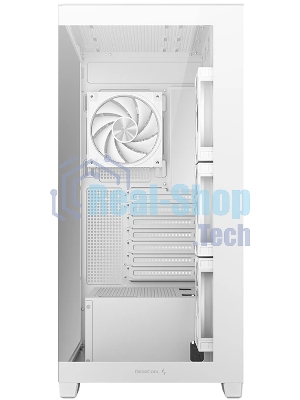 Компьютерный корпус Deepcool CG580 4F V2 WH без БП, боковое окно (панорама), 4x120мм ARGb PWM вентилятора, белый, ATX (R-CG580-WHADA4-G-2)