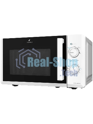 Микроволновая печь FAVOUR FV RT L 700 20W белый, 20 л, 700 Вт, переключатели - поворотный механизм