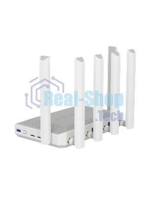 Мультигигабитный интернет-центр Netcraze Hero 5G (NC-4110) с модемом 5G, двумя слотами для SIM-карт, Mesh Wi-Fi 6 AX3000, Smart-коммутатором 1×2.5G и 4×1G, многофункциональными портами USB 3.0 и 2.0