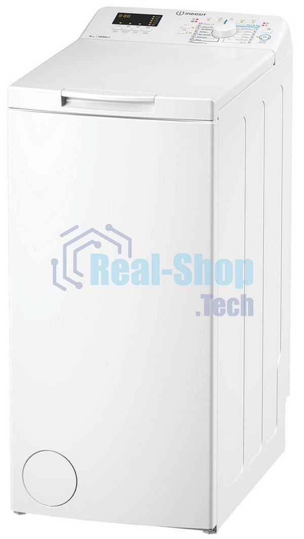 Стиральная машина Indesit BTW S50400 EU/N белый, загрузка вертикальная 5 кг, 1000 об/мин, класс: С