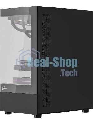 Компьютерный корпус AeroCool/Formula Crystal Z1CM черный без БП mATX 5x120мм 1xUSB3.0 audio bott PSU