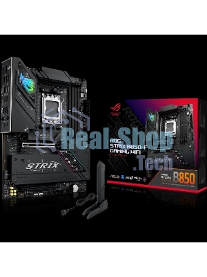 Материнская плата ASUS ROG STRIX B850-F GAMING WIFI, AM5, AMD B850, 4xDDR5, 2xSATA, 4xM.2, 1xPCIe 5.0 x16, 1xPCIe 4.0 x16, 1xPCIe x4, 1xDP, 1xHDMI, 1x2.5Gb LAN, 1xUSB-C 20Gbps, 1xUSB-C 10Gbps, 3xUSB-A 10Gbps, 4xUSB 5Gbps, 4xUSB 2.0, 3x3.5 мм, 7.1, ATX