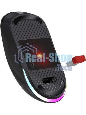 Мышь беспроводная/проводная Defender Stone GM-551 черный, 7200 dpi, радиоканал, Bluetooth, USB, кнопки - 7