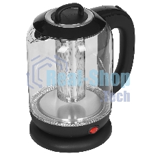 Чайник электрический BQ KT1701G черный, 2200 Вт, 1.7 л