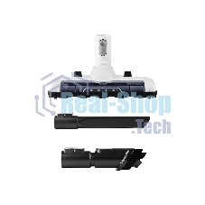 Пылесос вертикальный Horizont HVC102SE белый/красный, питание от аккумулятора, 100 Вт, уборка сухая, пылесборник 0.65 л