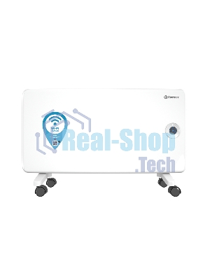 Конвектор электрический Thermex Frame 1500E белый, 1500 Вт, 20 м2, термостат, дисплей, WiFi
