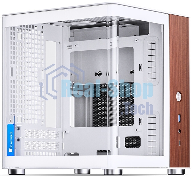 Компьютерный корпус без блока питания Case JONSBO TK-0 белый, Desktop SFF, TG, no fan, 1xUSB-A 3.2 + 1xUSB-C 3.2, SFX PSU Support, mITX белый