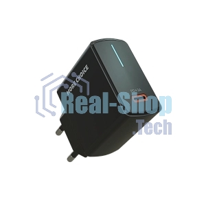 Сетевое зарядное устройство MORE CHOICE (4610196409936) NC60 1USB-C 3.0A PD 20W быстрая зарядка черный