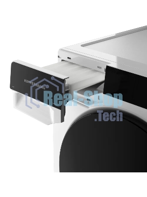 Сушильная машина Kuppersberg DM 590 W белый, 10 кг, сушка - тепловой насос, программ - 16, 60 x 85 x 62 см