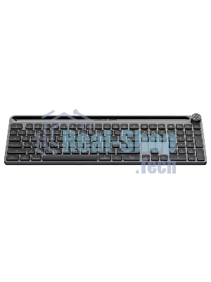 Клавиатура JLab Epic Keyboard гибридная, USB Type-A, Bluetooth, радиоканал, серый