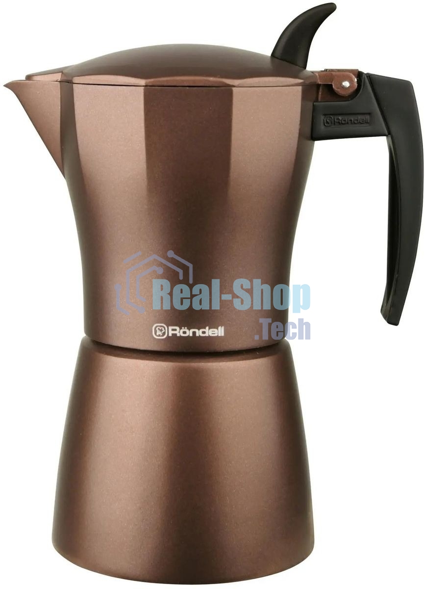 Гейзерная кофеварка Rondell Kortado RDA-995, коричневый